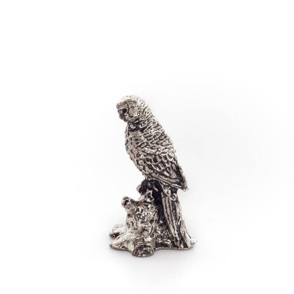 Parrot symbolizes the will of the people to achieve their goals 3x2cm Bronze decoration