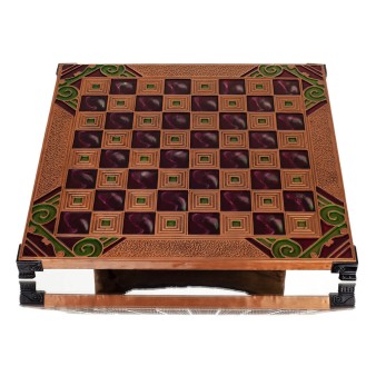 ΣΚΑΚΙΕΡΑ ΧΑΛΚΙΝΗ ΣΜΑΛΤΟ 30x30cm Κολώνα