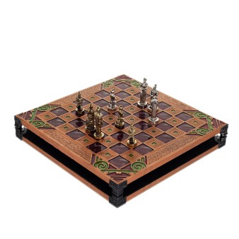 ΣΚΑΚΙΕΡΑ ΧΑΛΚΙΝΗ ΣΜΑΛΤΟ 30x30cm Κολώνα