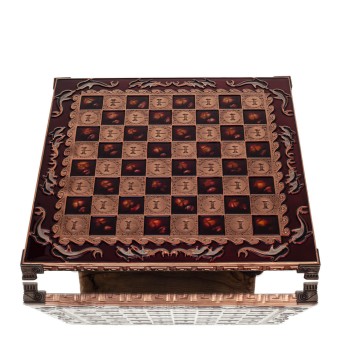 ΣΚΑΚΙΕΡΑ ΧΑΛΚΙΝΗ ΣΜΑΛΤΟ 30x30cm Δελφίνι