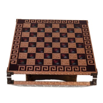 ΣΚΑΚΙΕΡΑ ΧΑΛΚΙΝΗ ΣΜΑΛΤΟ 30x30cm Μαίανδρος