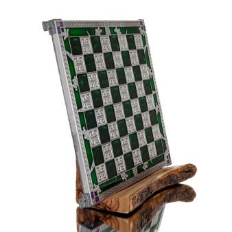 ΣΚΑΚΙΕΡΑ ΧΑΛΚΙΝΗ ΣΜΑΛΤΟ 30x30cm Λουλούδι