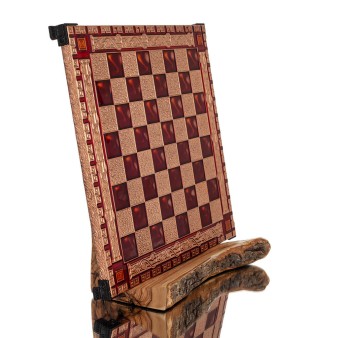 ΣΚΑΚΙΕΡΑ ΧΑΛΚΙΝΗ ΣΜΑΛΤΟ 30x30cm Μαίανδρος - Κολώνα