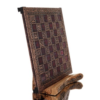 ΣΚΑΚΙΕΡΑ ΧΑΛΚΙΝΗ ΣΜΑΛΤΟ 33x33cm Ελία