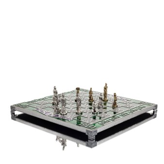 ΣΚΑΚΙΕΡΑ ΧΑΛΚΙΝΗ ΣΜΑΛΤΟ 35x35cm Μαίανδρος Αέτωμα