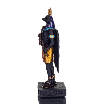 Ra, the Sun God, Egyptian civilization, 8.5cm full-body statue, black Veronese.