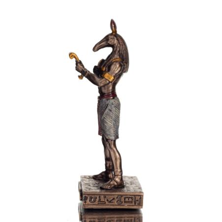 Thoth or Thoth, Thoth: The God of the Moon and Wisdom 8,5cm Veronese Electrolytic Bronze Full Body Statue