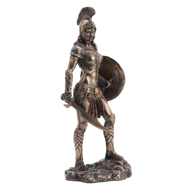 Amazon Penthesilea 23cm Statue Veronese Bronze Finish Resin.