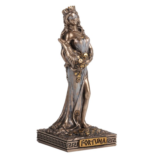 Fortune: The View of Prosperity and Wealth of a City 9cm Veronese Electrolytic Bronze Full Body Statue
