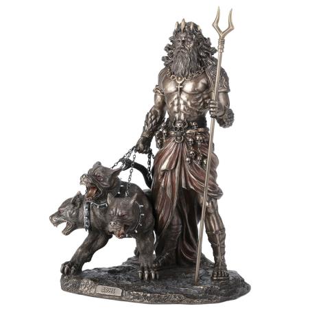 Hades: the God of the underworld 28.5cm Veronese Electrolytic Bronze Full Body Statue