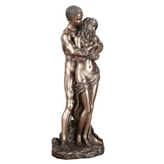 THE LOVERS HUG FROM BEHIND, Veronese Electrolytic Bronze