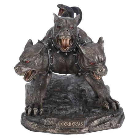 Cerberus the three headed hound of Hades 19.5cm Veronese Electrolytic Bronze Full Body Statue