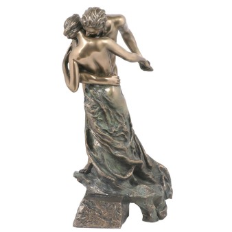 Vals pardans 28 cm Veronese brons galvanisering helkroppsfigur Modern dekorativ